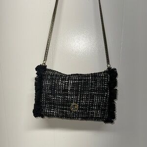 Gianni Bini Black and White Crossbody Bag